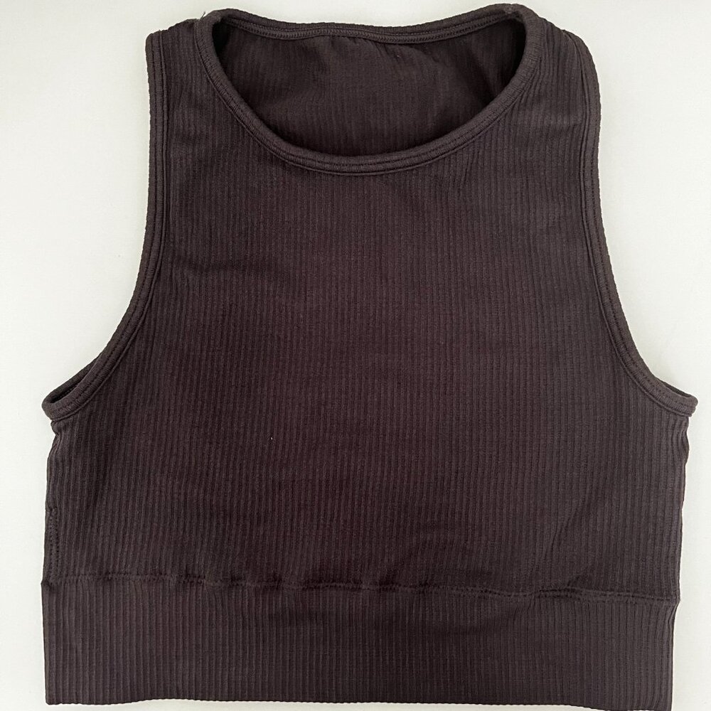 Seamless Rib High Neck SKIMS Bra